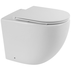 Унитаз безободковый приставной BelBagno SFERA-R BB2141CBR фото