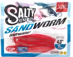 Черви съедобные искусственные Salt Water SANDWORM 4in (10 см), цвет F40, 15шт.