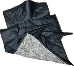 Коврик под рычаги КПП УАЗ 469, 3151 (4 рычага синяя нить ромб)