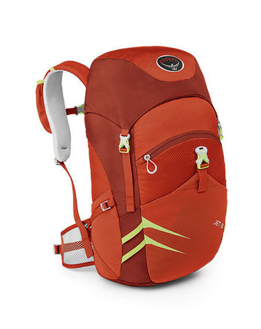 Картинка рюкзак туристический Osprey Jet 18 Strawberry Red - 1