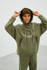 Худи дл/р с начесом с капюш. д/м DELORAS 55383