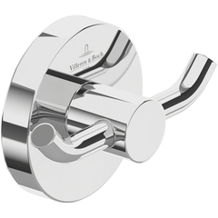 Villeroy&Boch Elements-Tender TVA15101200061 Крючок, Villeroy&Boch, Elements-Tender, двойной, ширина, мм-76, глубина, мм-32, высота, мм-54, тип установки-настенный, материал-цинк, крепления в комплекте, цвет-хром фото