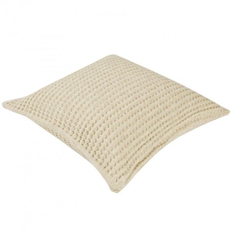 Подушка декоративная 45х45 Hamam Dimension Waffle слоновая кость