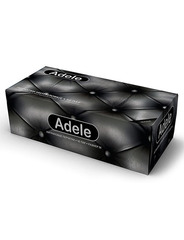 Adele косметические нитриловые перчатки чёрные р. XS (100 штук - 50 пар)