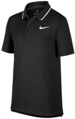 Детская футболка Nike Court B Dry Polo Team - black/white