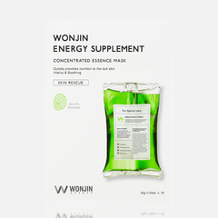 Витаминная маска-концентрат с пептидами Wonjin  Energy Suppliment Concentrated Ampoule Mask