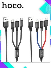 Кабель USB X76 3-in-1 Lighting-Type-C - Micro