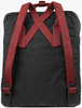 Картинка рюкзак городской Fjallraven Kanken 550-326 Black-Ox Red - 2