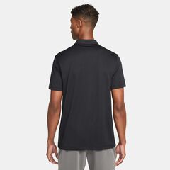 Поло теннисное Nike Men's Court Dri-Fit Solid Polo - black/white