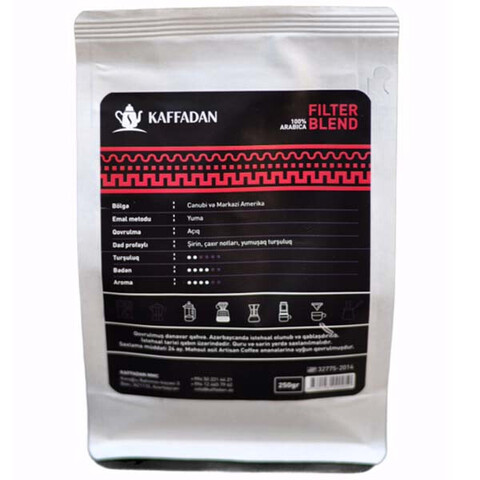 Kaffadan kofe filter blend 250qr