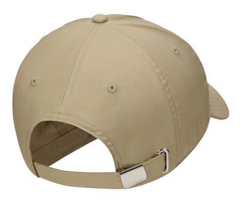 Кепка теннисная Nike H86 Metal Swoosh Cap - natural olive/metallic silver