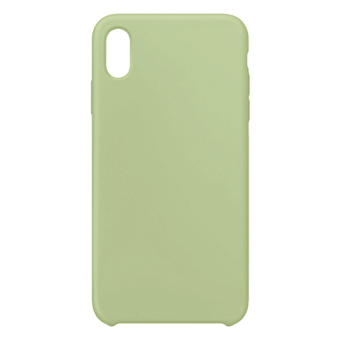 Силиконовый чехол Silicon Case WS для iPhone XR (Желто-зеленый)
