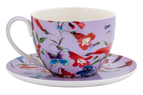 Чашка с блюдцем 400мл Maxwell&Williams Пенстемоны