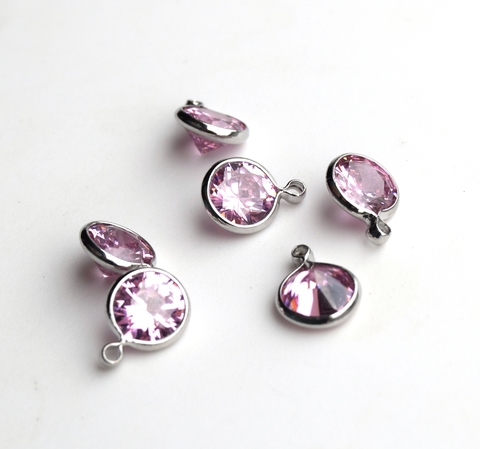 Подвеска 8 мм, покрытие родий