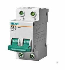 11071 Авт.выкл. 2п 50А ВА101 DEKraft