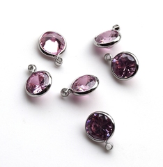 Подвеска 8 мм, покрытие родий