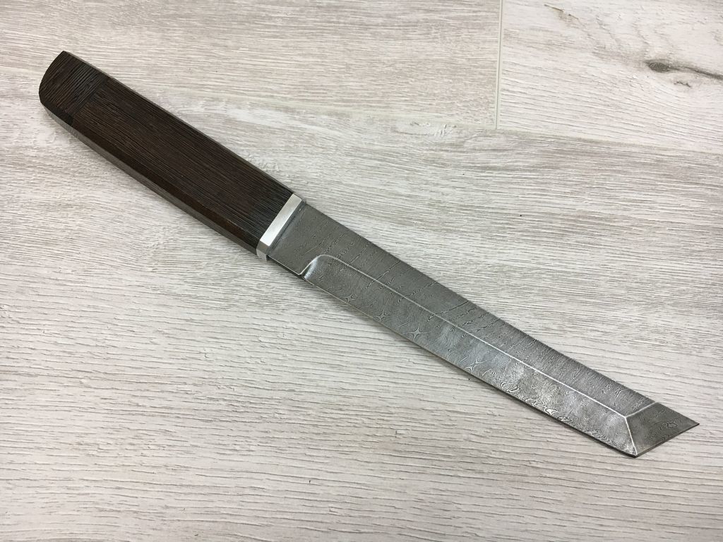 Изготовление ножа из дамасской стали