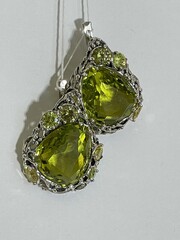 Даная (серьги из серебра)