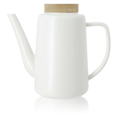 Чайник заварочный с ситечком OGO Enzo 1.2л белый