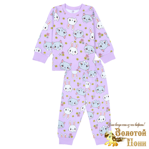 Пижама начес девочке (2-6) 221109-BK0920PJ.5