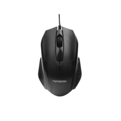 Мышь Гарнизон GM-110, USB, чип- Х, черный, 800 DPI, 2кн.+колесо-кнопка, кабель 1,5м