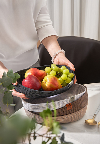 Декоративная салфетка 30см Luxberry Boho светло-серая