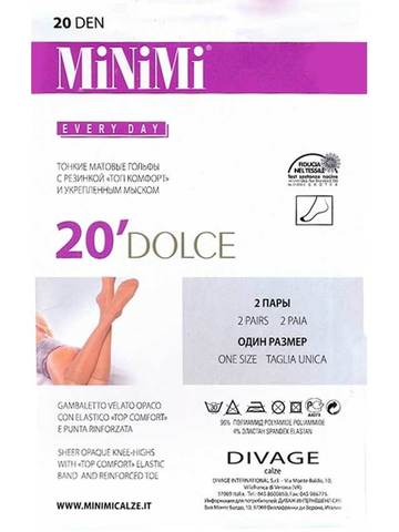Женские гольфы Dolce 20 Minimi