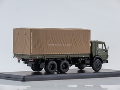 KAMAZ-53212 flatbed truck with awning khaki-brown 1:43 Start Scale Models (SSM)