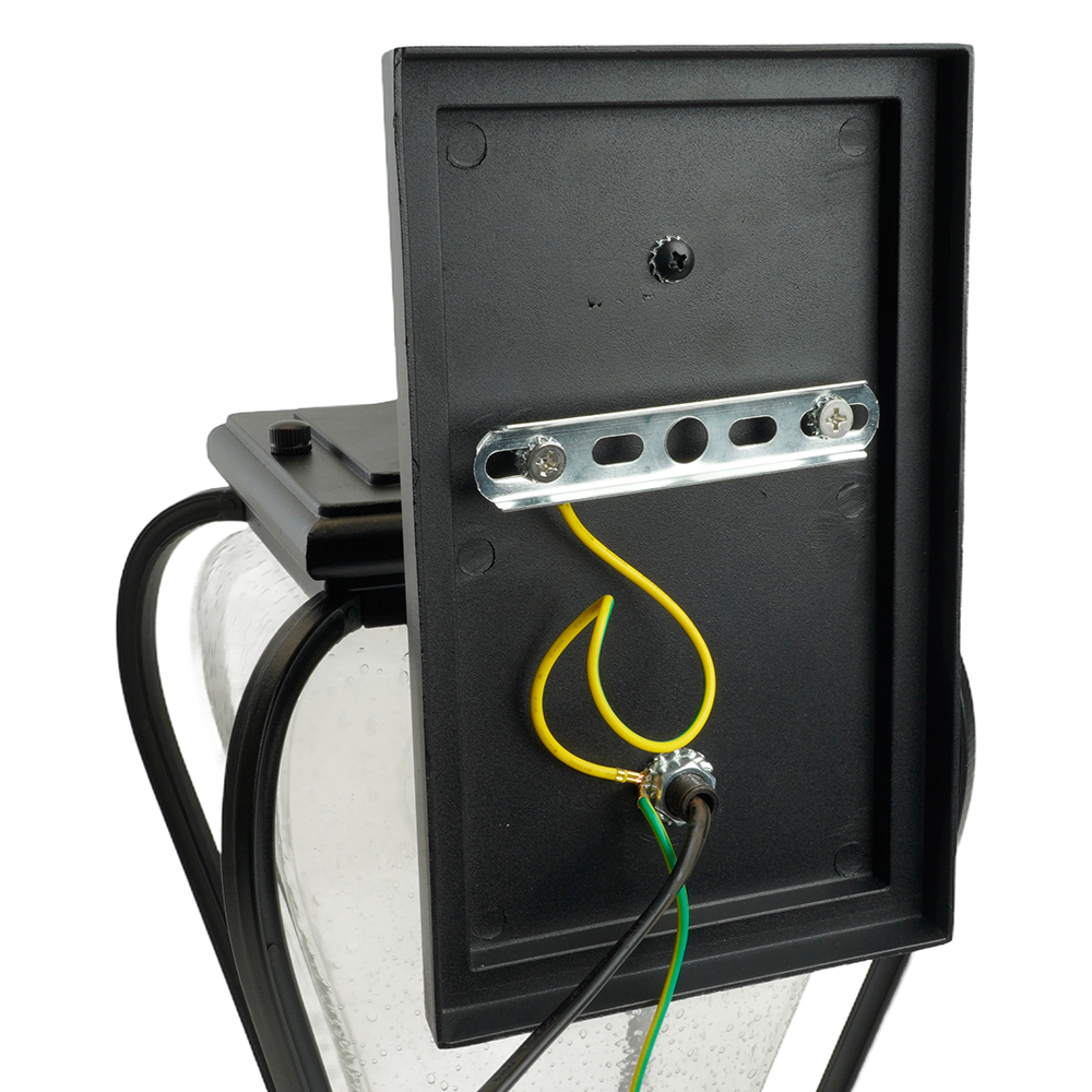 Светильник садово-парковый Feron PL741 на стену вниз 60W E27 230V, черный 51274