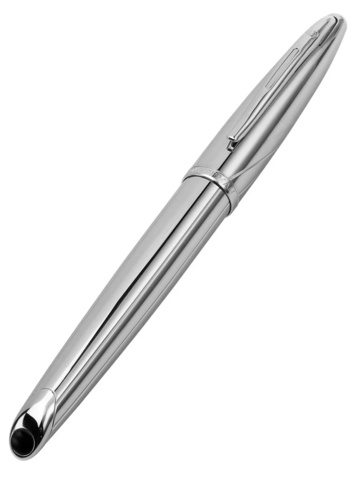 Ручка перьевая Waterman Carene Deluxe Silver Meridians CT, F (S0700170)
