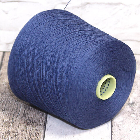 Меринос гребеной BOTTO POALA 2/28 синий джинсовый