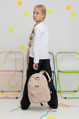 блузка  для девочки  ТК 39030/белый