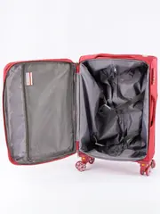 Чемодан MIRONPAN тканевый Ярко-красный (M-маломерка) 64х41х26(+3) см/65л/3,1 кг3