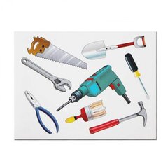 
          Трафарет для рисования, пластик, ПЧЕЛКА "Инструменты", пакет