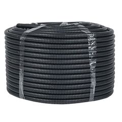 Труба гофр. безгалогеновая FRHF с протяжкой d16 мм (100 м) черная EKF-Plast FRHF-16