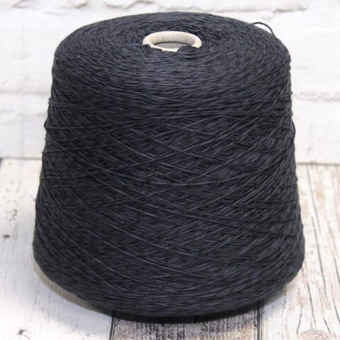 Шелк (40%) с хлопком GTI SARI 300 серо-черный