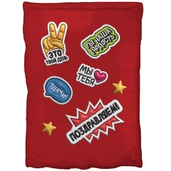 К Фигура, Аттестат  Красный, 21''/53 см, 1 шт. (В упаковке)