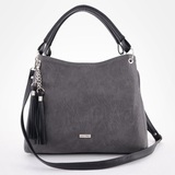 Сумка Саломея 264 македония серый+черный