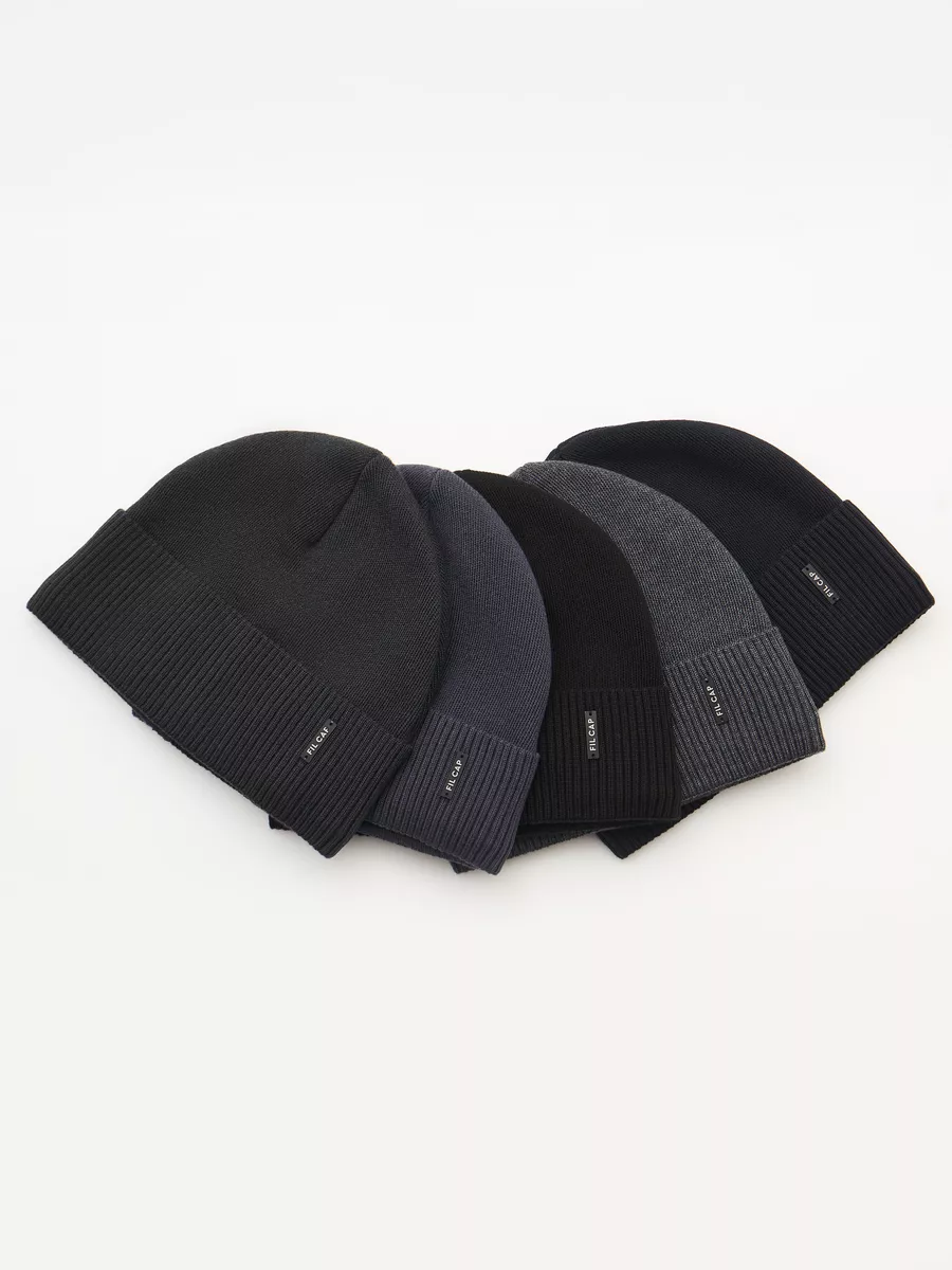 Шапка бини зимняя весенняя с флисом