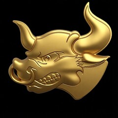 Силиконовый молд № 496 Бык