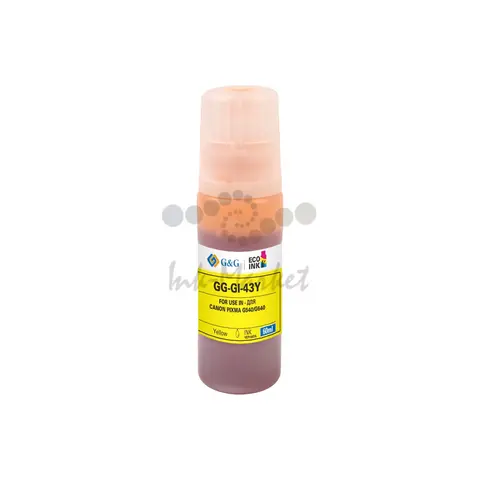 GG-GI-43Y G&G чернила желтые для Canon Pixma G540/G640 60 ml