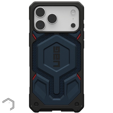 Чехол Uag Monarch Pro Case для iPhone 17 Pro Max, Синий | Kevlar Mallard