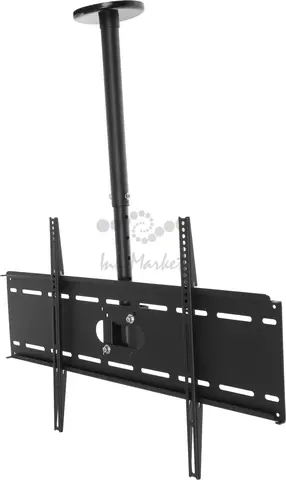 Кронштейн для телевизора Cactus CS-CP04-R черный 37"-70" макс.81.6кг потолочный поворот и наклон