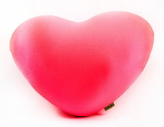 Подушка-игрушка антистресс Gekoko «Большое розовое сердце» 2
