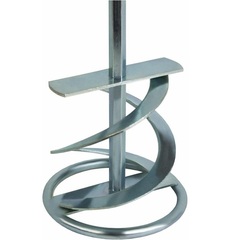 Насадка для перемешивания ПРАКТИКА хвостовик НЕХ  8, 80 х 400, гипс, клей д/плитки (779-493)