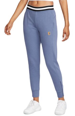 Женские теннисные брюки Nike Dri-Fit Heritage Core Fleece Pant - diffused blue