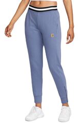 Женские теннисные брюки Nike Dri-Fit Heritage Core Fleece Pant - diffused blue