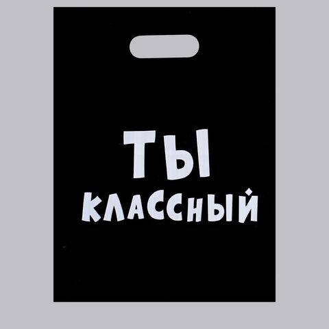 Пакет «Ты классный» - 31 х 40 см. - Сима-Ленд 4840904