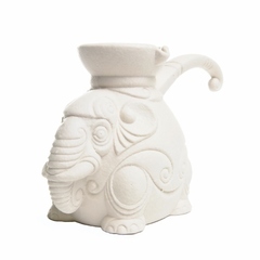 Турка фарфоровая «Слон большой белый» 400 мл