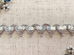 Тесьма люрекс пайетки, ш. 2 см